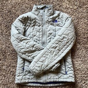 North face jacket size small gray EUC